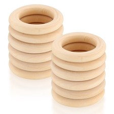 Anelli in legno naturale per