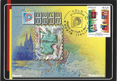 Cartolina filatelica 2003 - filatelica,