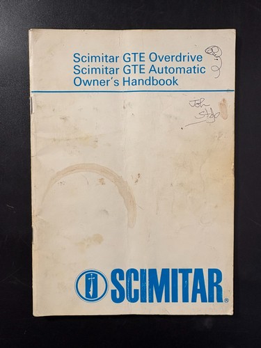 Reliant scimitar gte overdrive - reliant,