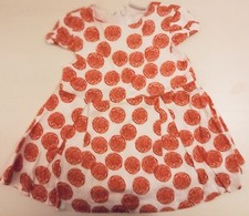 Neonata bambina 6 mesi 62 cm vestitino abito a manica corta Primigi con fantasia