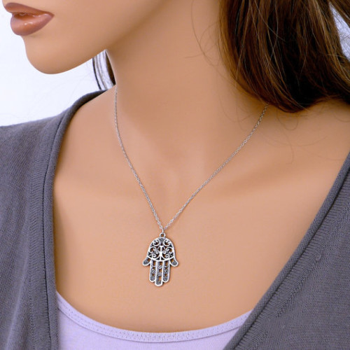 Collana mano fatima - collana,