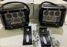 Coppia Fari SUPPLEMENTARE PROFONDITA  12V 24V 24w Led Cree  Completi Di Staffa