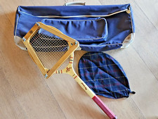 SUPER RARE! Racchetta anni '50 con borsa d'epoca - marca SIRT - Made in Italy