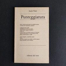 Lucio Vetri, Punteggiatura, edizioni del verri (1984)