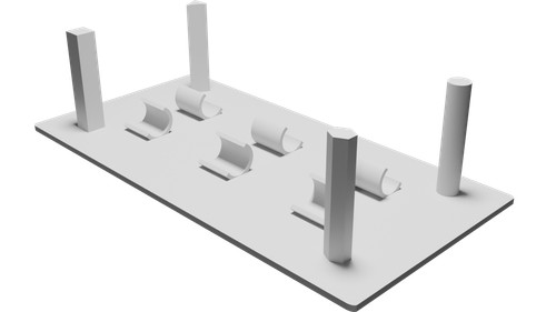 Supporto porta scatola - supporto,