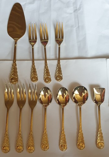 Posate carati placcato - posate,, oro