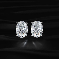 Orecchini perno moissanite - orecchini, a