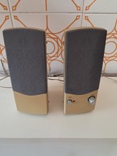 Set 2 Casse Acustiche PC Beige/Grigio