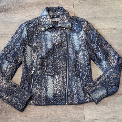 Giacca moto pelle - pelle, di