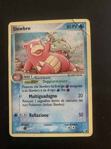 Carta pokemon slowbro - carta, ita