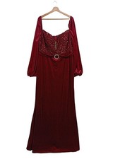 MISS ORD Abito da sera Donna Abito Taglia IT 50 rosso elegante