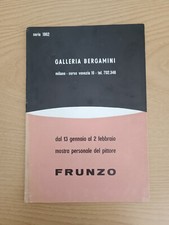frunzo mostra personale del pittore galleria bergamini 1962