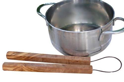 Sottopentola legno olivo - sottopentola,