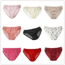 2 Paia Slip 100% Seta Hipster