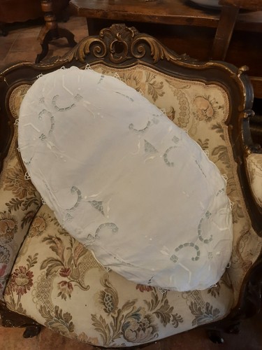 Antica cuscino ricamo a - ,