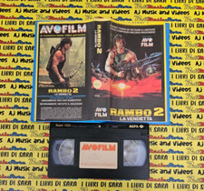 VHS film RAMBO 2 la vendetta SYLVESTER STALLONE R. CRENNA avofilm 88888 (F120)