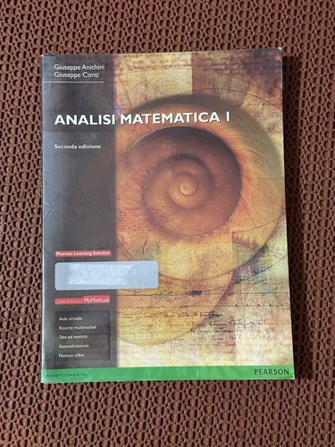Analisi matematica pearson - matematica,