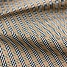 Tessuto Cotone Camiceria Scozzese Beige 20 Cm 4748