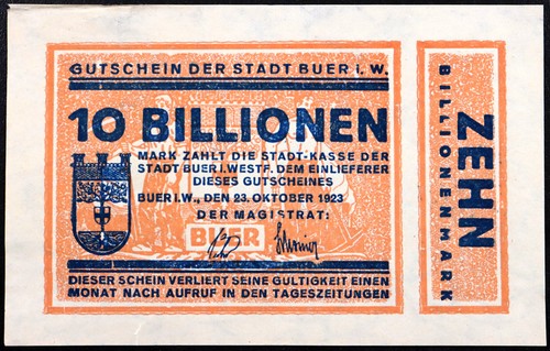 Buer 1923 rara - buer, da