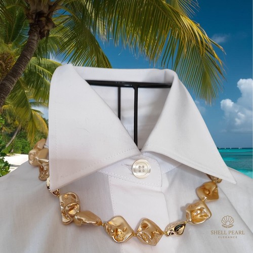 Collana perle conchiglia - perle, di