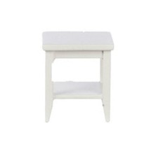 Tavolo Laterale Bianco Retro