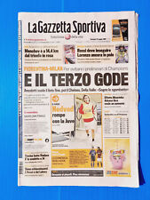 GAZZETTA DELLO SPORT 31 MAGGIO 2009 BENETTON TREVISO RUGBY VINCE 14° SCUDETTO