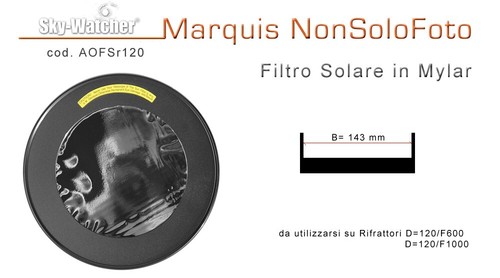Filtro solare per rifrattori - filtro,