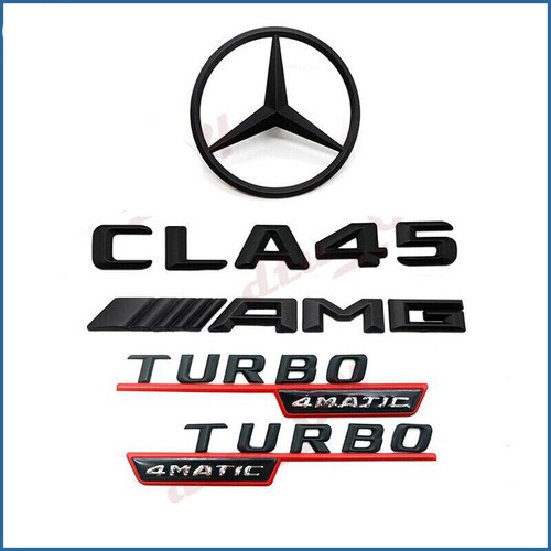 Per mercedes c117 nero opaco - mercedes,