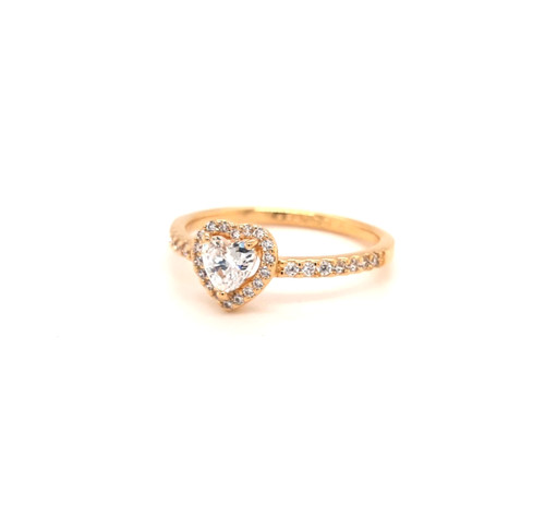 Anello pandora cuore - anello, elevato