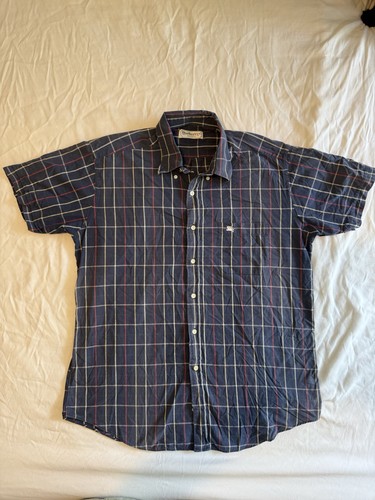 Camicia uomo burberry blu - blu, navy