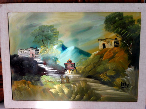 Ritorno dai campi dipinto a - "ritorno,