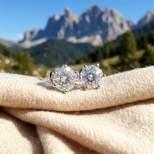 Orecchini punto luce con