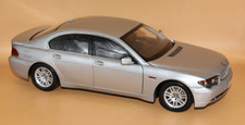 Modellino Kyosho alta qualità BMW 745i serie 7 E65 argento da collezione 1:18 senza scatola originale