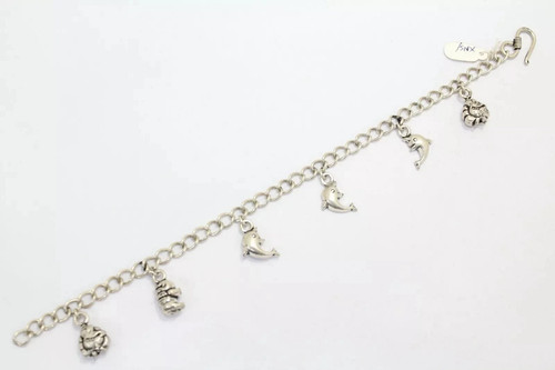 Bracciale charm elefante - bracciale,