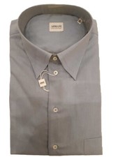 CAMICIA 130€-70% ARMANI COLLEZIONI UOMO H0035 L20117 AZZURRO mis.disp. 44 P/E