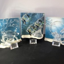 Swarovski Wonders of the Sea 3 PC Complete Set Harmony Eternity Community  VGC