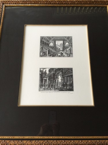 Stampa acquaforte piranesi - stampa,