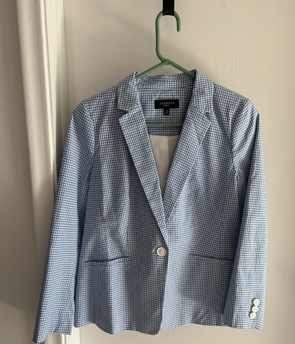 Blazer donna talbots gingham - donna,