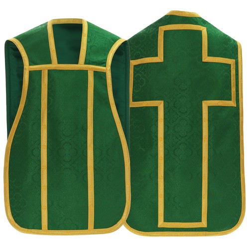 Pianeta verde con stola - stola, casula