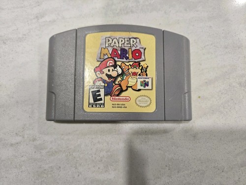 Paper mario nintendo 64 - mario, (nintendo