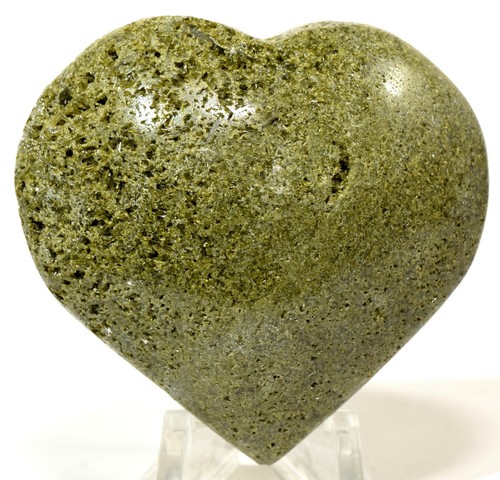 Cuore puff verde epidote - cuore,