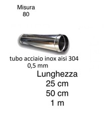 TUBO STUFA PELLET CAMINO IN