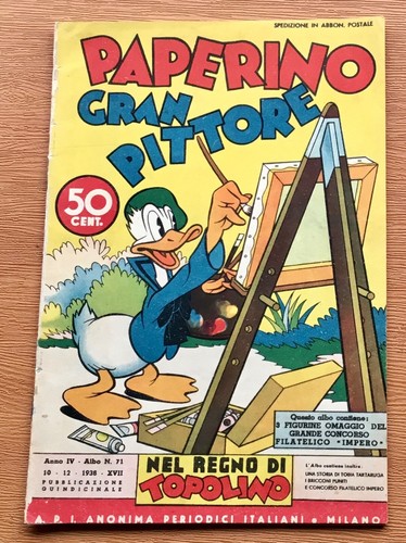 Paperino gran pittore - gran, pittore,