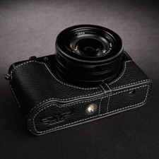 Borsa fotocamera vera pelle
