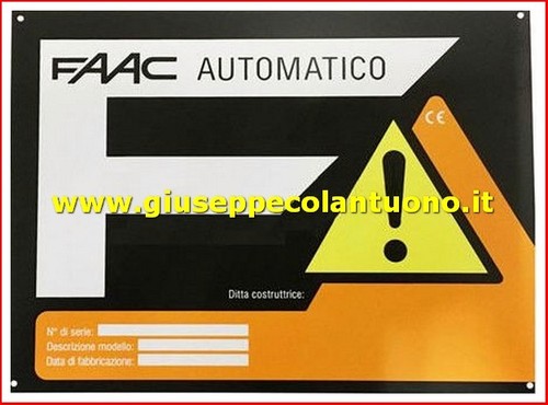 Cartello inox segnalazione - inox,