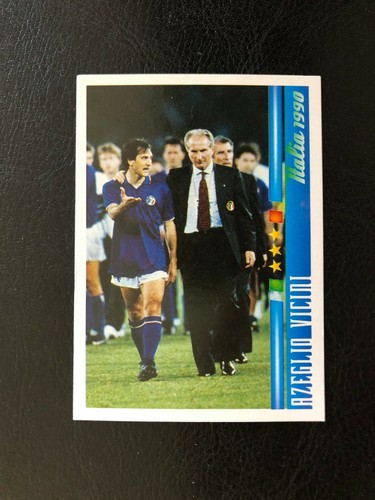 Figurina panini azzurro - figurina,