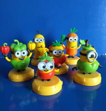 Minions Eurospin Lotto 6 Personaggi Fruit Sounds 3d Serie Completa.