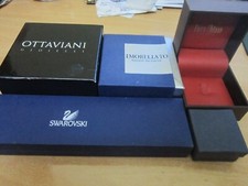 5 BOX CUSTODIA OTTAVIANI, SWAROVSKI, MORELLATO, PIERO MILANO