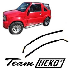 Deflettori Aria Per Suzuki Jimny 1998-2018 3-Porte Set 2 Antiturbo Antivento
