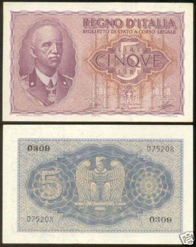 Lire 1944 dittatura - lire,